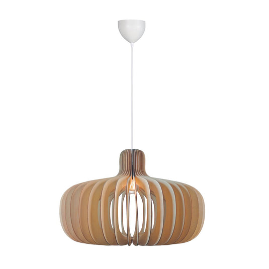 Pendente de Teto em Madeira Natural Hazo 65 NORDLUX