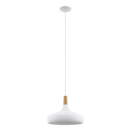 Candeeiro de teto branco e castanho SABINAR EGLO