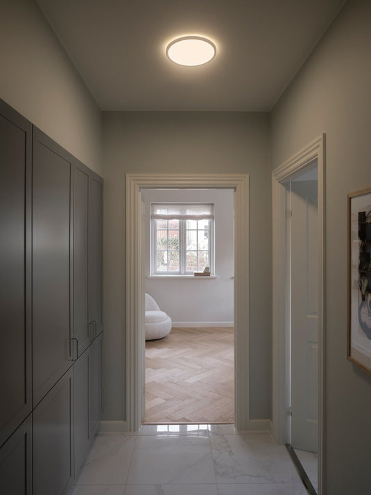 Candeeiro de Teto Ultra Fino Branco Oja 24 NORDLUX