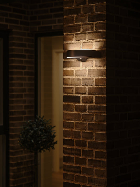 Aplique de Parede Solar Preto MONAY NORDLUX