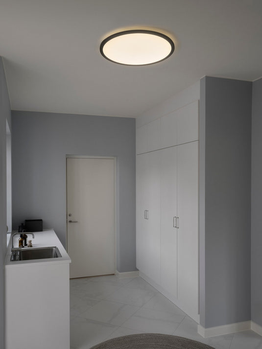 Candeeiro de Teto Preto com LED Regulável 3-Step Moodmaker™ Oja 60 NORDLUX