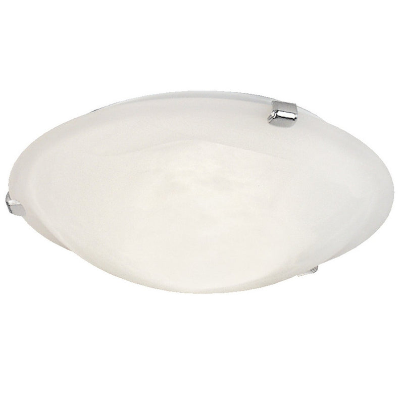 Carregue imagem no visualizador da galeriaCandeeiro de Teto Clássico com Abajur Branco ALABASTRO PETRI NORDLUX
