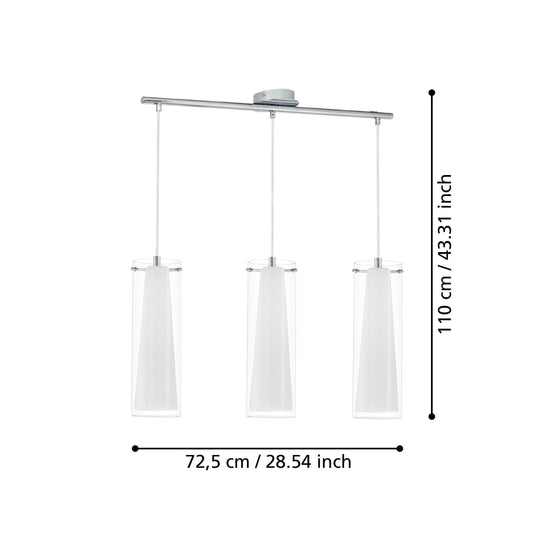 Candeeiro de tecto suspenso Eglo Pinto 89833