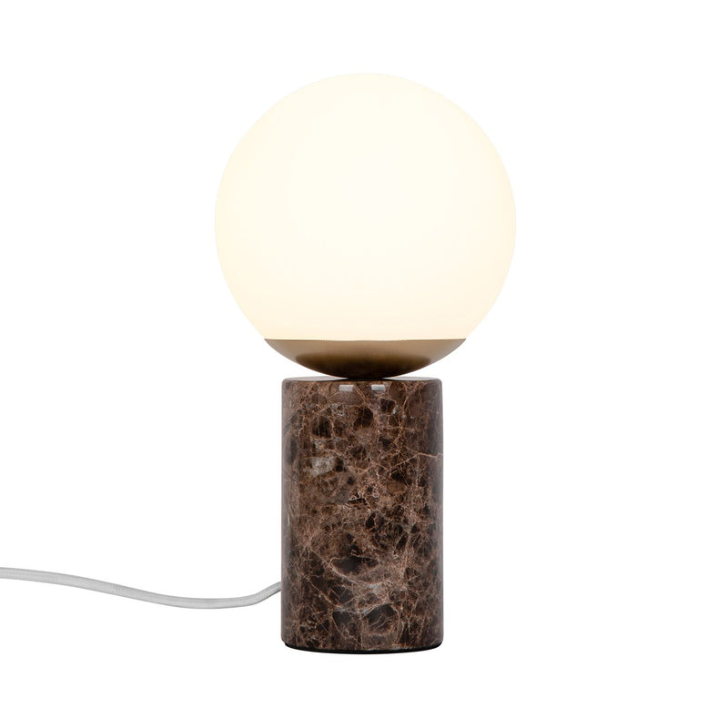 Chargez l'image dans la visionneuse de la galerie, Candeeiro de Mesa com Estrutura em Mármore e Vidro Soprado Lilly NORDLUX
