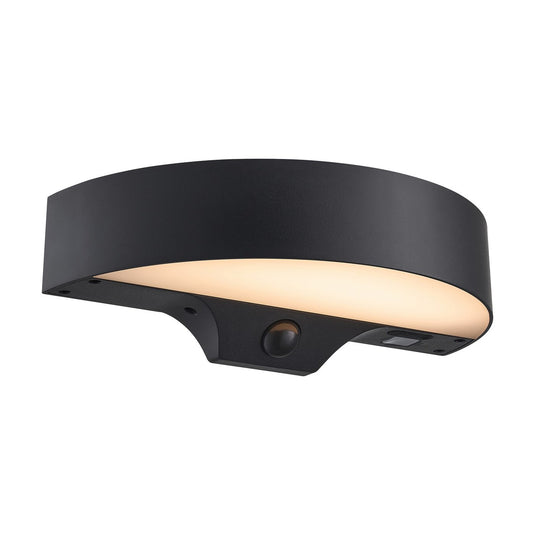 Aplique de Parede Solar Preto MONAY NORDLUX