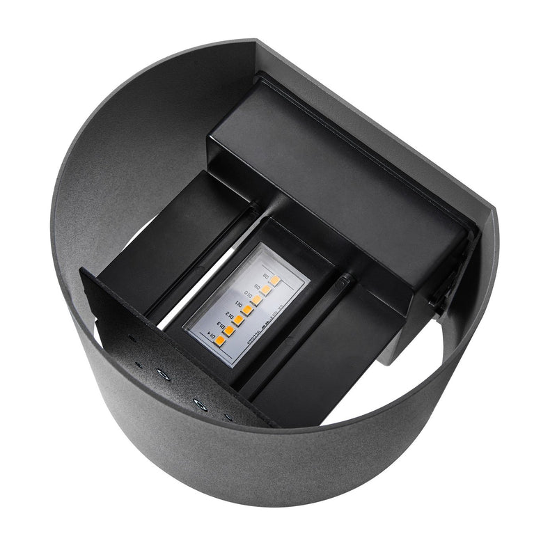 Chargez l'image dans la visionneuse de la galerie, Aplique de Parede Exterior LED com Luz Bidirecional Anthracite NORDLUX
