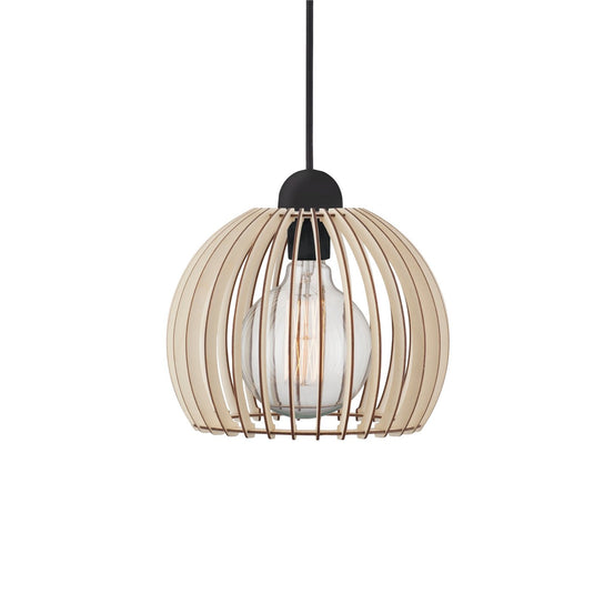 Candeeiro Suspenso em Madeira com Estrutura Natural CHINO NORDLUX