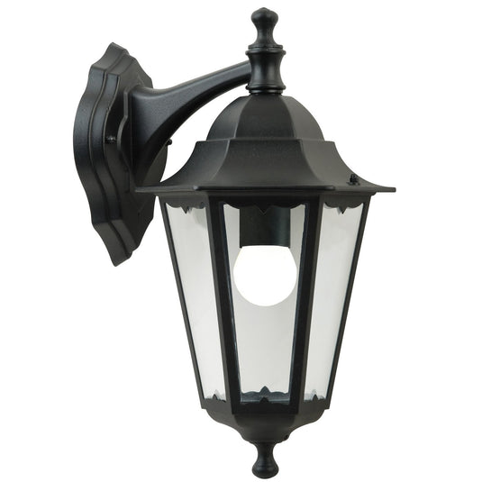 Downward Facing Outdoor Wall Light Black Cardiff NORDLUX