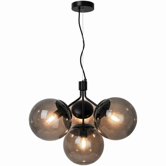 4-Spot Pendant Black IVONA NORDLUX
