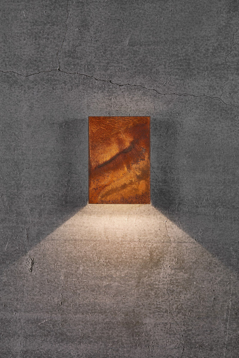 Load image into Gallery viewer, Aplique de Parede Exterior em Corten Fold 15 NORDLUX

