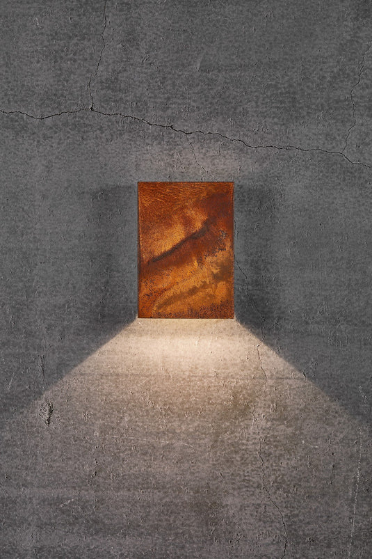 Aplique de Parede Exterior em Corten Fold 15 NORDLUX