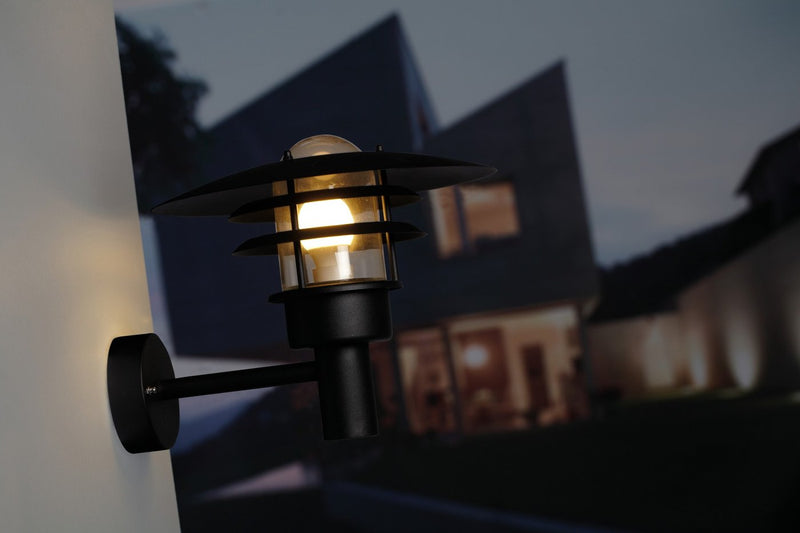 Load image into Gallery viewer, Aplique de Parede Exterior Preto Lønstrup NORDLUX
