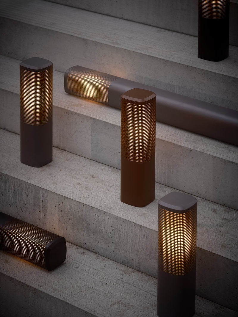 Load image into Gallery viewer, Candeeiro Exterior com Design Perfurado e Alumínio Seaside Anthracite Sidara NORDLUX
