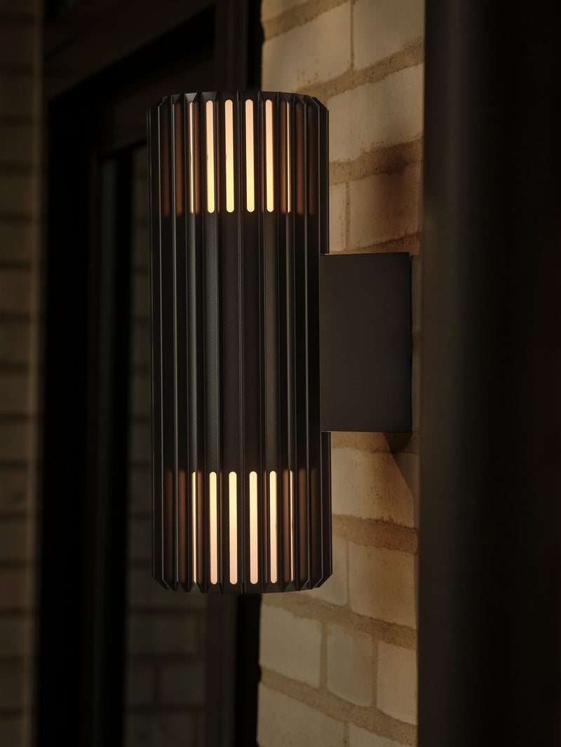 Load image into Gallery viewer, Double Wall light Seaside black ALUDRA NORDLUX
