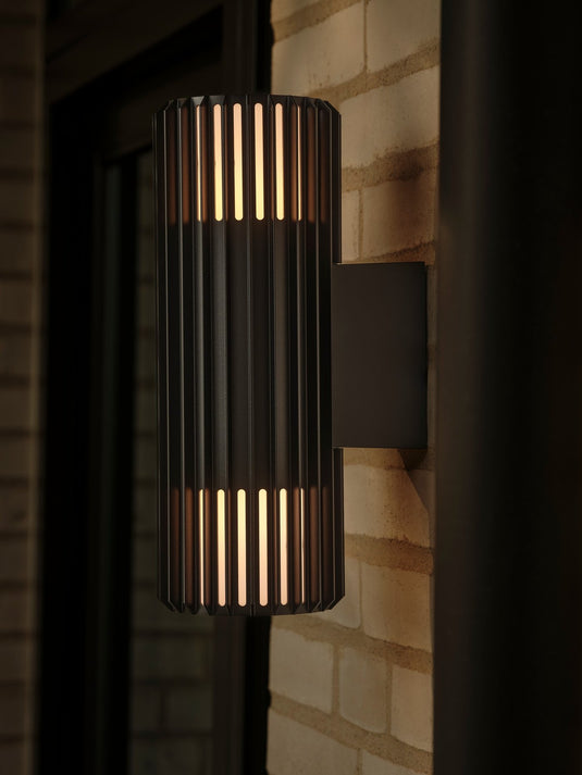 Double Wall light Seaside black ALUDRA NORDLUX