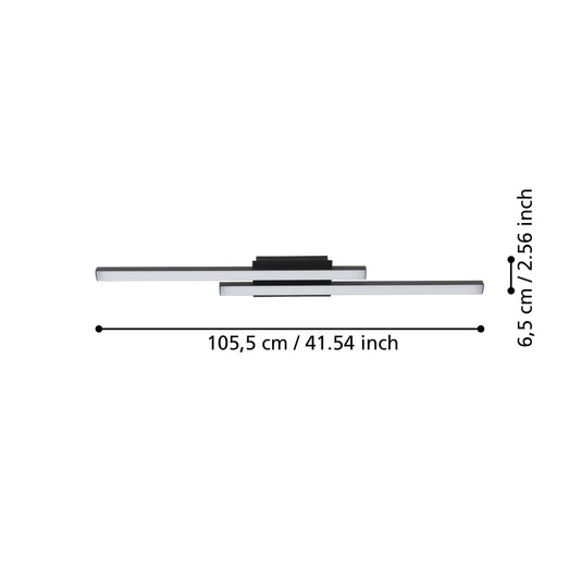 Plafon de tecto Fraioli-z eglo 900079