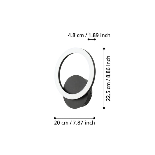 Aplique de parede PARRAPOS-Z eglo 900324