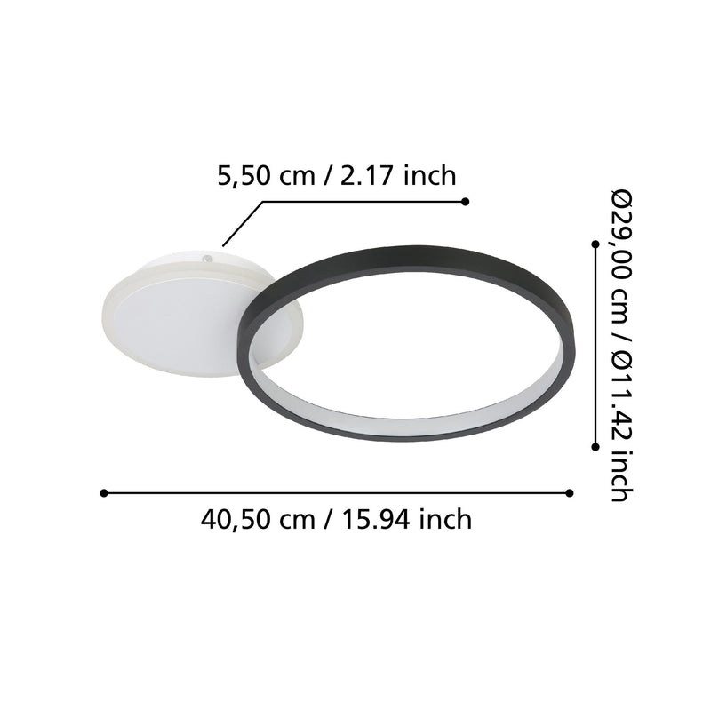 Load image into Gallery viewer, Eglo Led Ceiling Light Rolimare 99395
