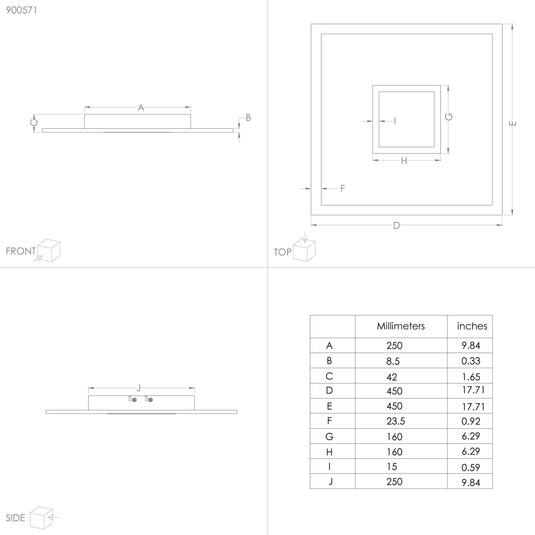 Velasco eglo Lámpara Suspendida de Techo Ø310mm 900153