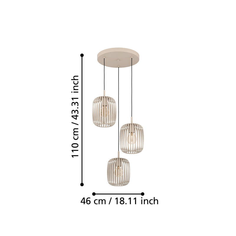 Load image into Gallery viewer, Suspended ceiling lamp eglo Romazzina 900687
