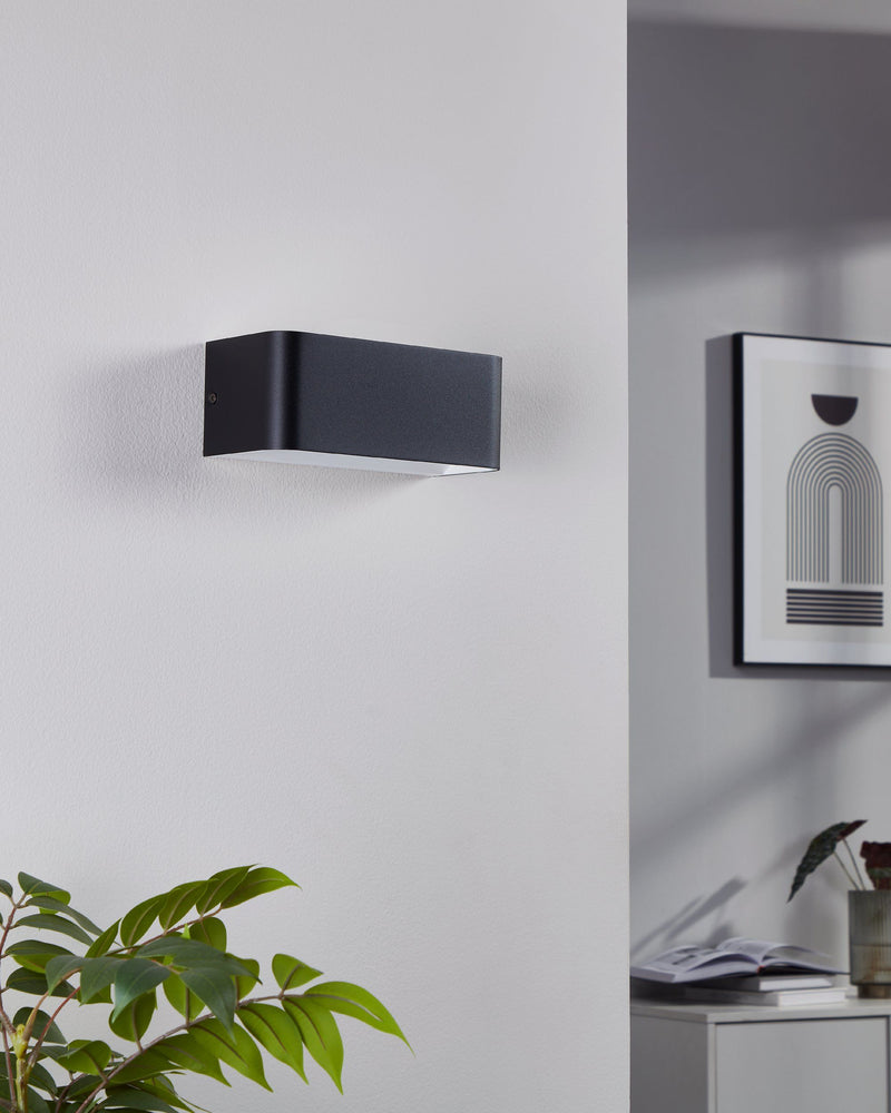 Chargez l&#39;image dans la visionneuse de la galerie, Aplique Parede sania 4 eglo 901017 preto
