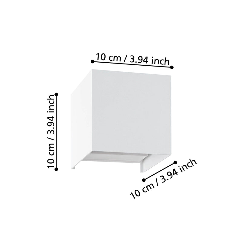 Cargue la imagen en el visor de la galería, EGLO VALMONTONE Aplique de Parede LED Branco Moderno
