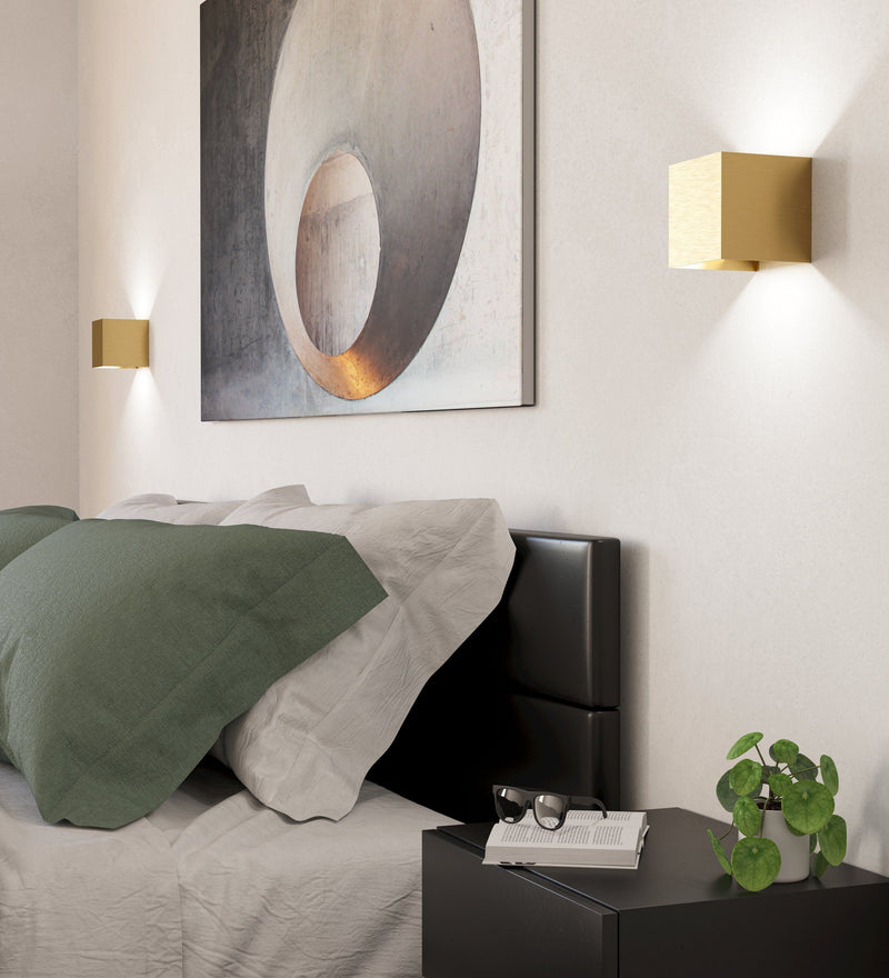 Chargez l&#39;image dans la visionneuse de la galerie, Aplique Parede Valmontone eglo 901091 latão escovado
