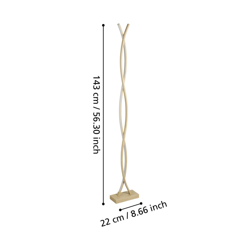 Chargez l&#39;image dans la visionneuse de la galerie, Candeeiro de pé Lasana 4 eglo 901107
