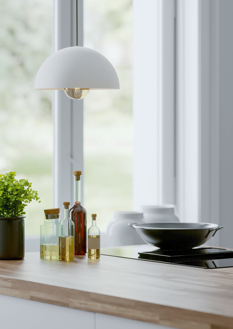 Chargez l&#39;image dans la visionneuse de la galerie, Candeeiro de tecto suspenso eglo gaetano 901135 branco - 300 mm
