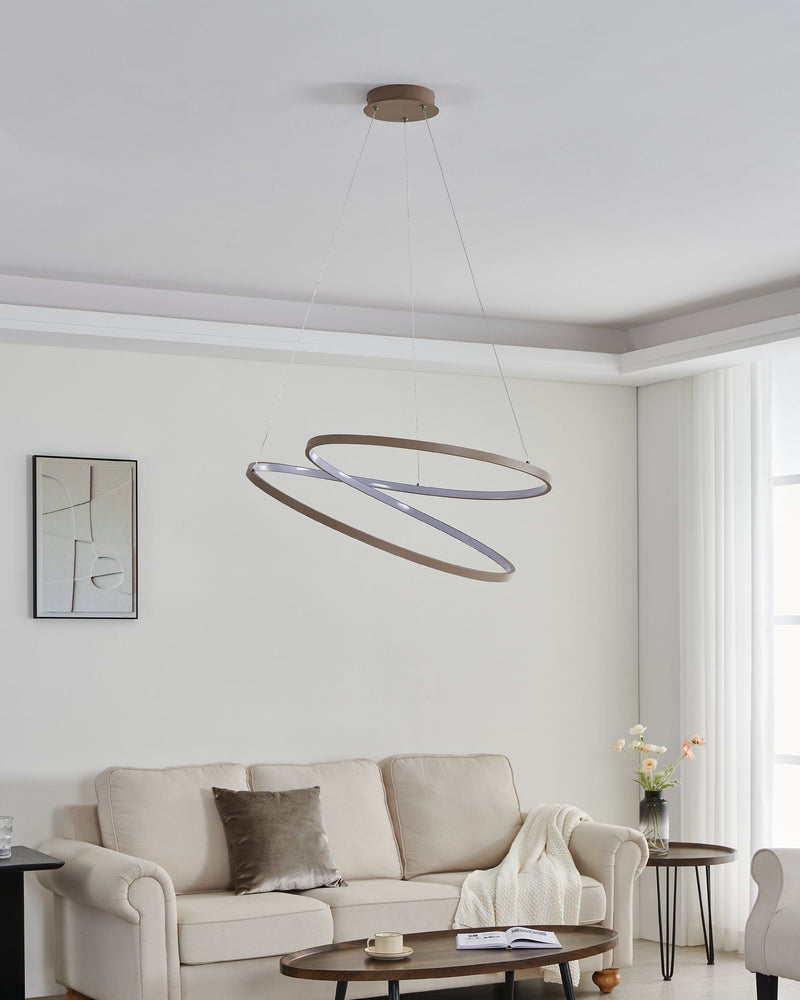 Carregue imagem no visualizador da galeriaCandeeiro de tecto suspenso ruotale eglo 901141
