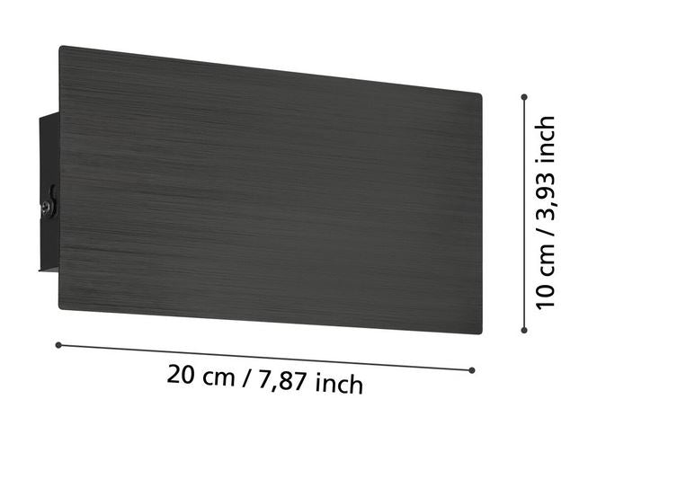 Chargez l&#39;image dans la visionneuse de la galerie, Aplique Parede Talamello eglo 901197 preto

