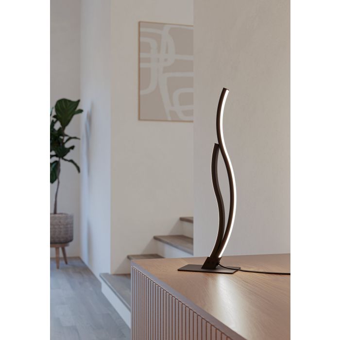 Chargez l'image dans la visionneuse de la galerie, Candeeiro de mesa LED preto e branco GRISOLIA EGLO
