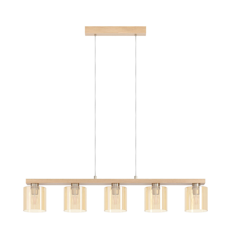 Chargez l&#39;image dans la visionneuse de la galerie, Candeeiro de tecto suspenso eglo castralvo 901292 vidro vaporizado
