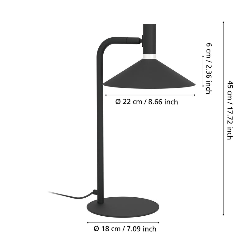 Carregue imagem no visualizador da galeriaCandeeiro de mesa CONOMAVILLA-Z eglo 902185

