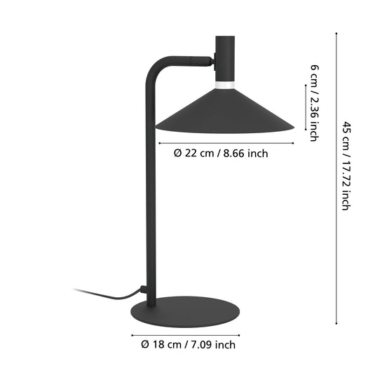 Candeeiro de mesa CONOMAVILLA-Z eglo 902185