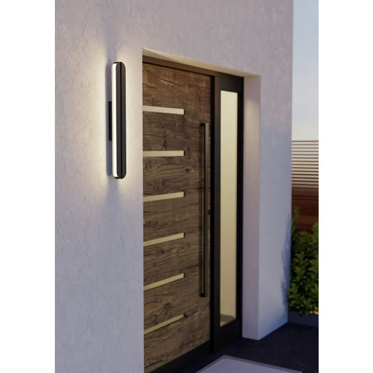 Aplique de Parede Exterior Preto com Dupla Luz VASCELLA EGLO