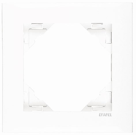 Încărcați imaginea în vizualizatorul Galerie, Espelho simples branco EFAPEL 90910 TBR Série Logus 90 
