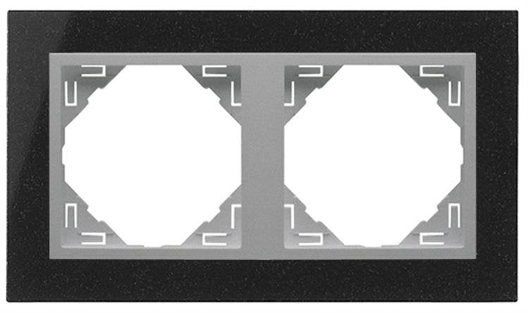 Carregue imagem no visualizador da galeriaEspelho duplo granito/alumina EFAPEL 90920 TGA Série LOGUS 90 
