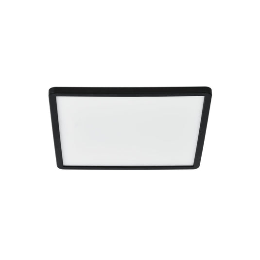 Candeeiro de Teto Quadrado para Exterior Preto Oja NORDLUX