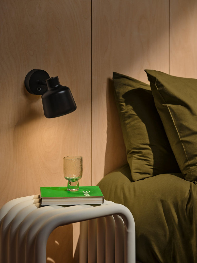 Carregue imagem no visualizador da galeriaAplique de Parede Preto Louella NORDLUX
