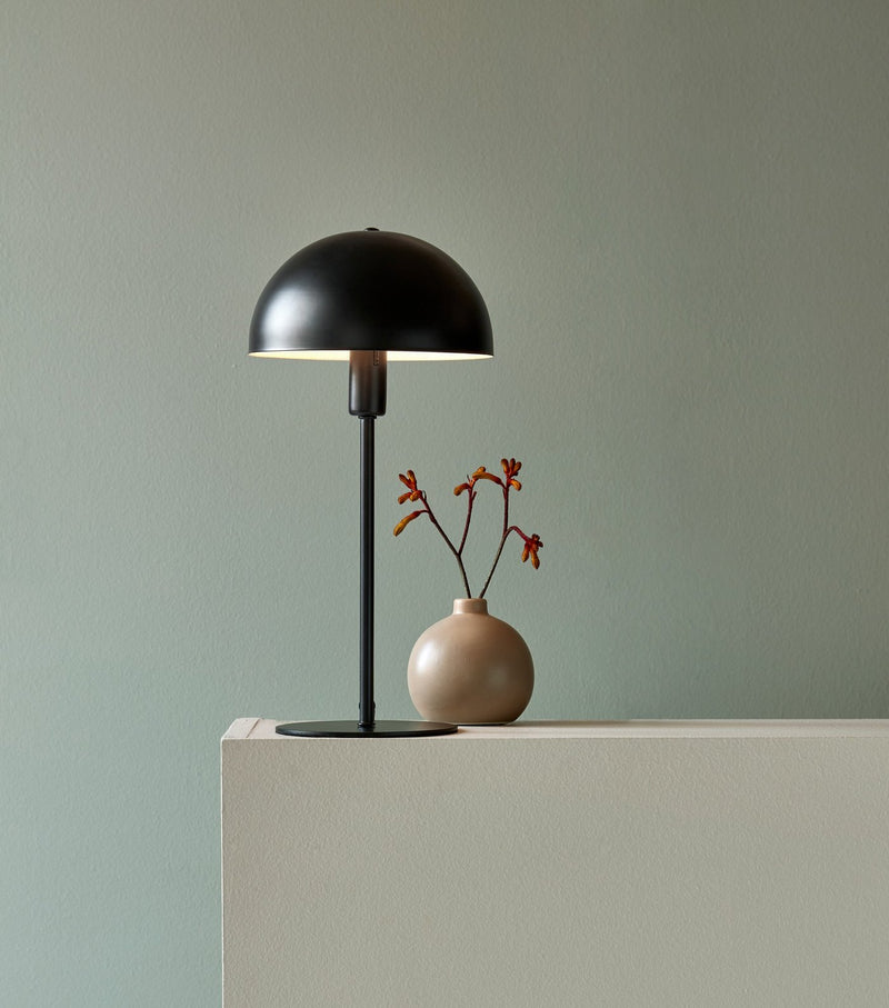 Carregue imagem no visualizador da galeriaCandeeiro de Mesa Preto Minimalista Ellen NORDLUX
