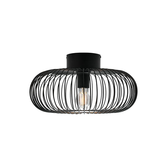 Candeeiro de Teto Minimalista Preto BERONI NORDLUX