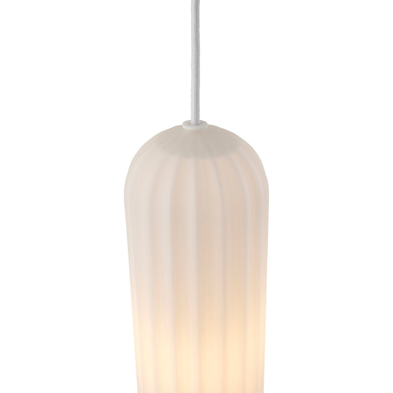 Load image into Gallery viewer, Candeeiro de Teto Suspenso em Vidro Fluted Miella NORDLUX
