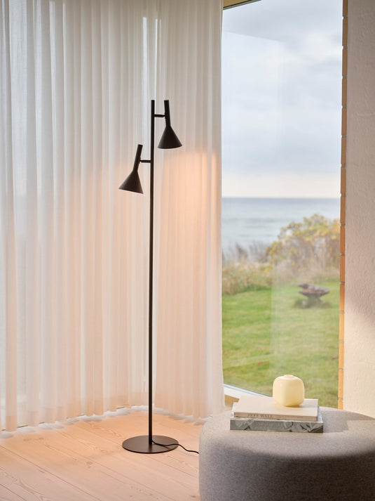 Candeeiro de Pé Preto Kelvis NORDLUX