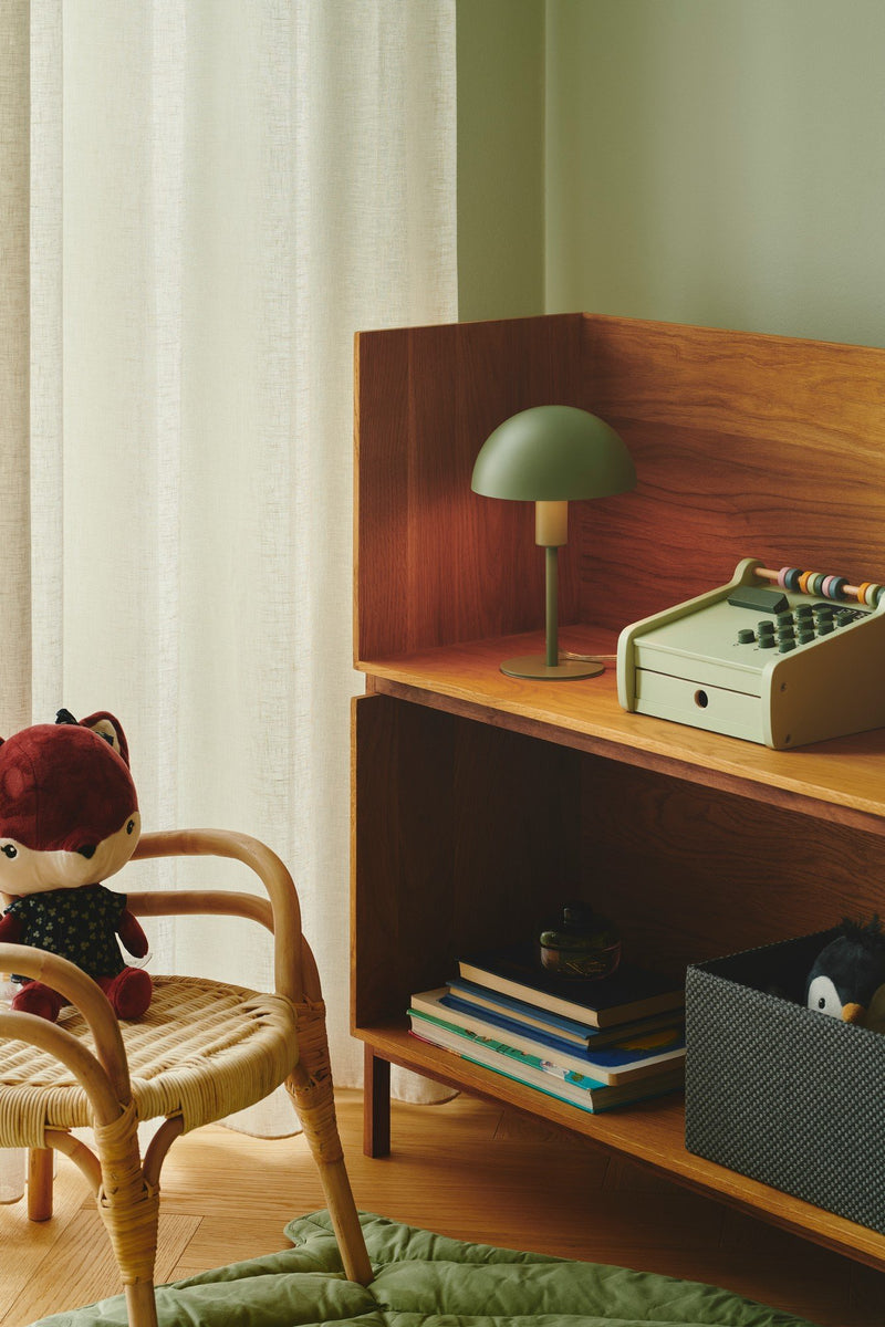Load image into Gallery viewer, Candeeiro de Mesa Miniatura em Metal Verde Suave E14 ELLEN NORDLUX
