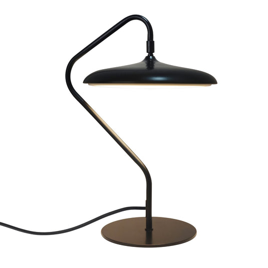 Candeeiro de Mesa Preto Minimalista com Cabeça Inclinável Artist NORDLUX