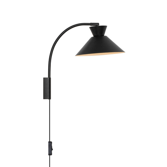 Aplique de Parede Preto DIAL NORDLUX