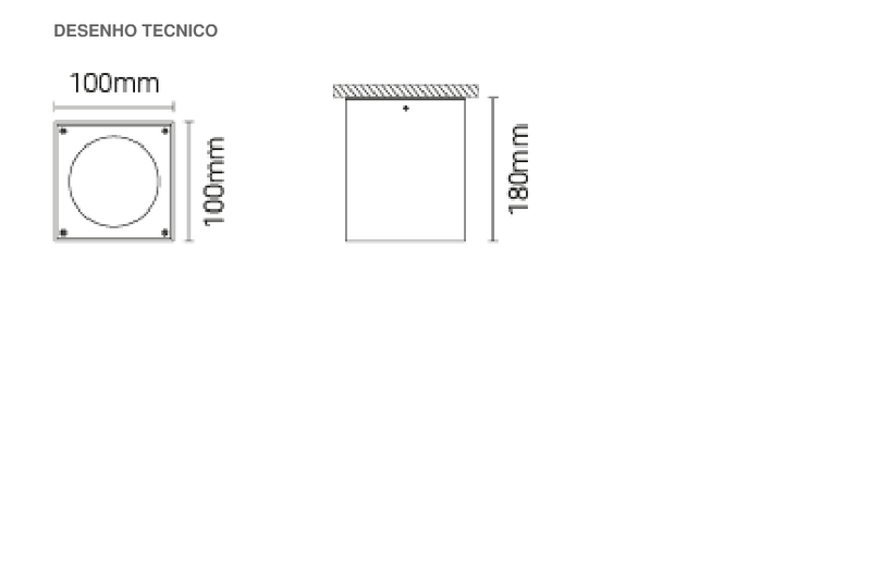 Carregue imagem no visualizador da galeriaLuminária Saliente de Teto para Exterior Tromilux
