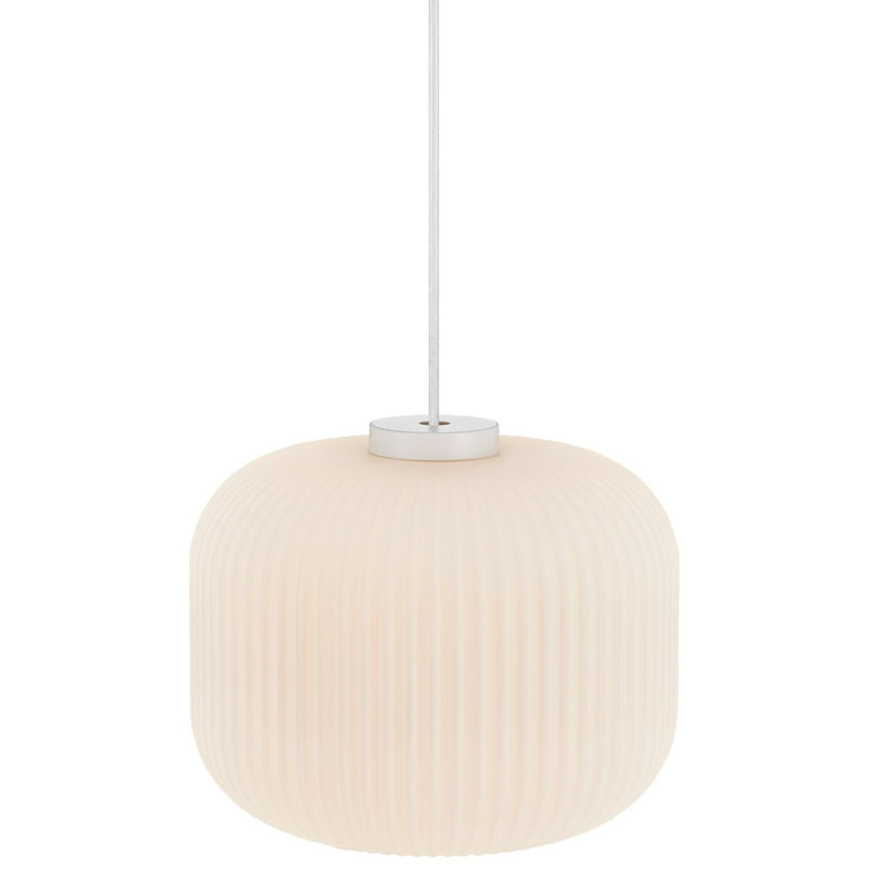 Load image into Gallery viewer, Candeeiro de Teto Suspenso em Vidro Opalino Branco Milford NORDLUX
