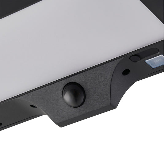 Aplique de Parede Solar Preto com Sensor de Movimento MONAY NORDLUX